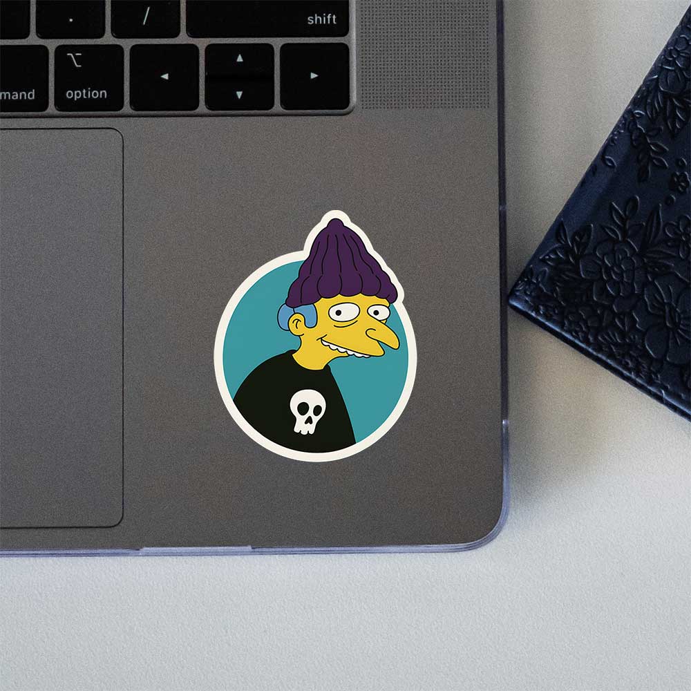 Mr Burns As A Jimbo Jones Simpsons Sticker