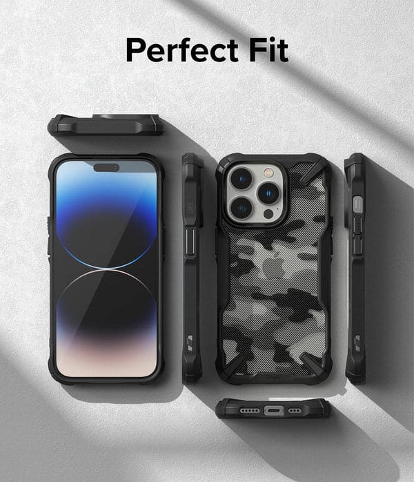 Apple iPhone 14 Pro Max Back Cover Case | Fusion X - Camo Black