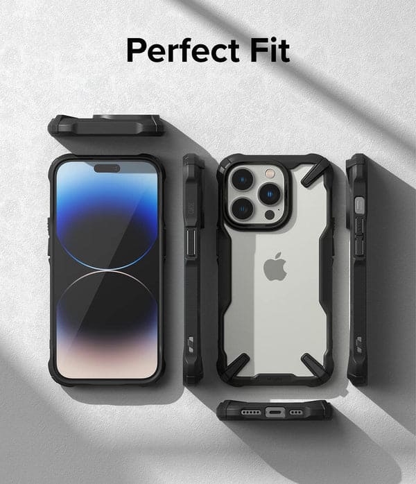 Apple iPhone 14 Pro Back Cover Case | Fusion X - Black
