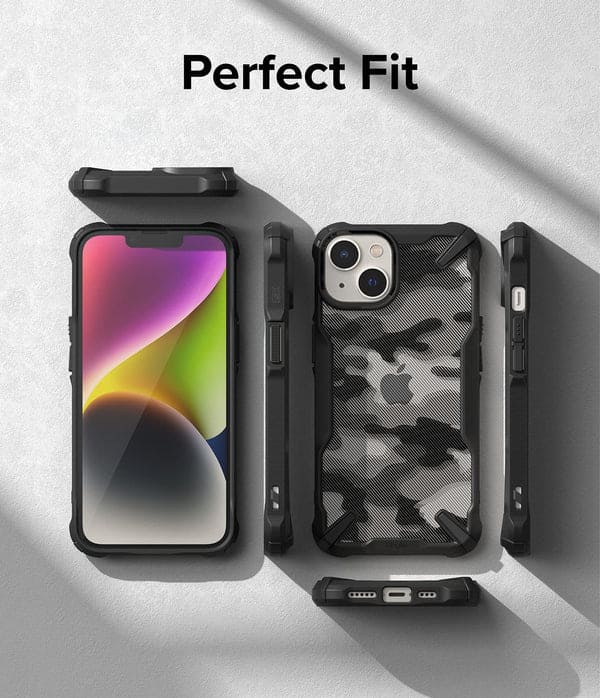 Apple iPhone 14 Back Cover Case | Fusion X - Camo Black