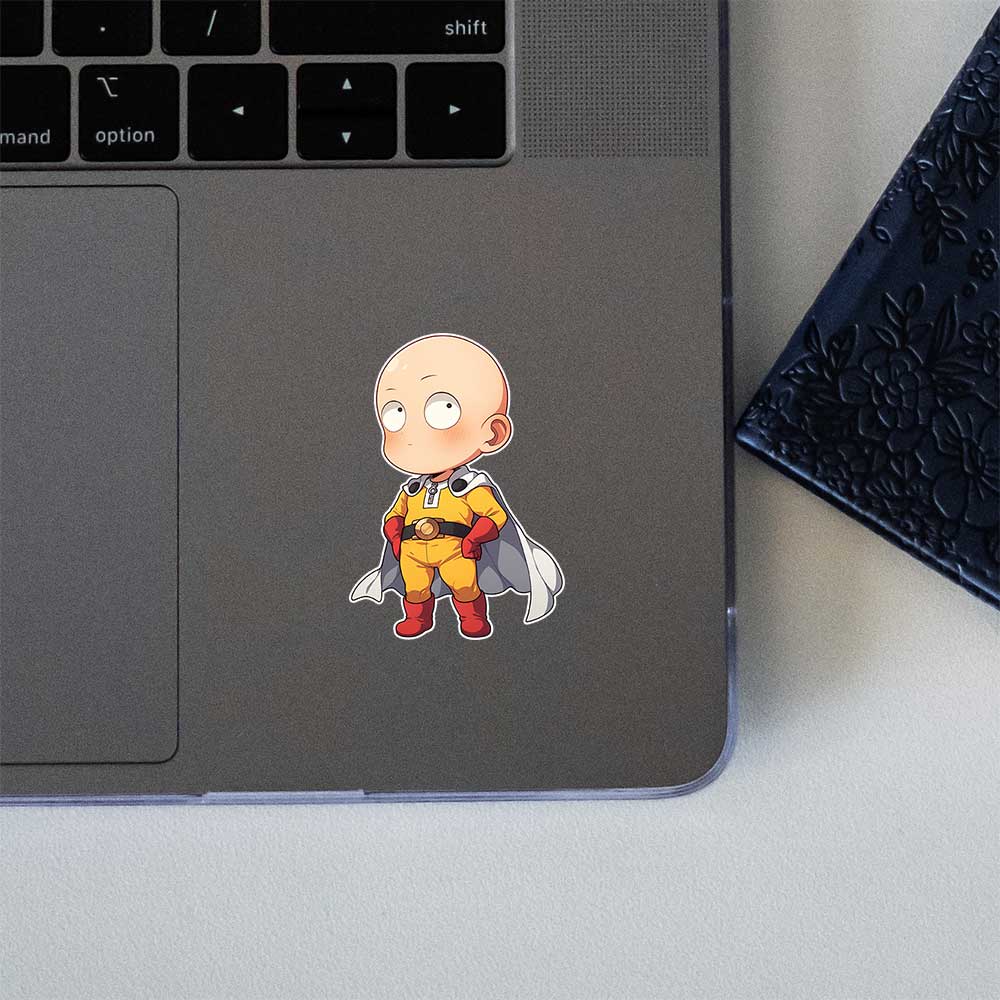 Cute One Punch Man Ssaitama Sticker
