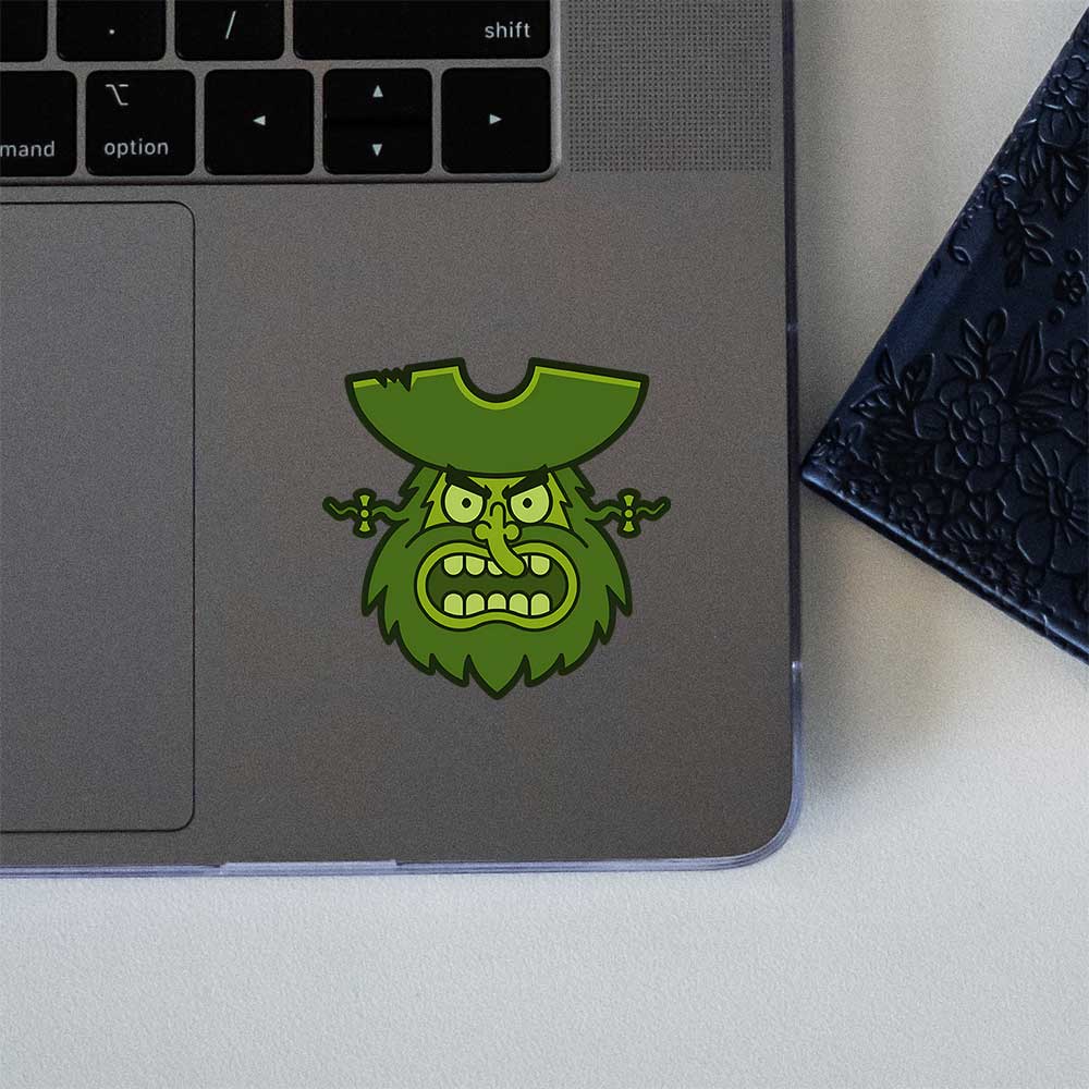 Flying Dutchman Head Spongebob Sticker