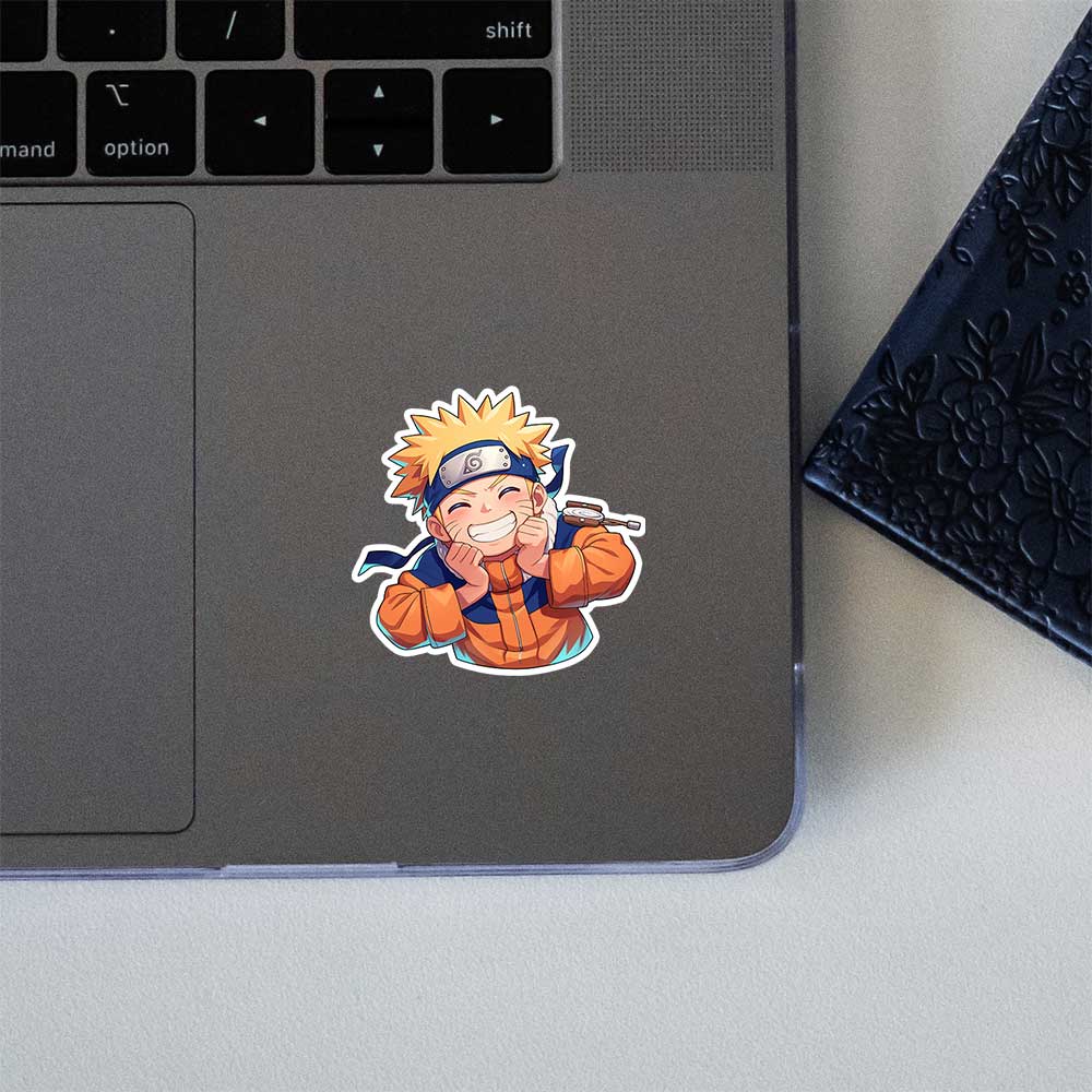 Naruto Uzumaki Smiling Anime Sticker