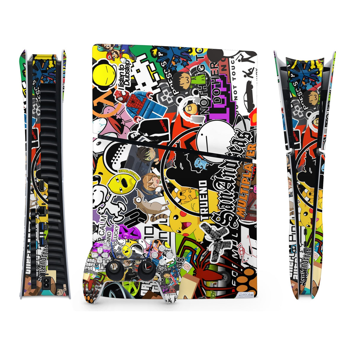 90s Doodle PlayStation 5 Slim Digital skin by Decalz