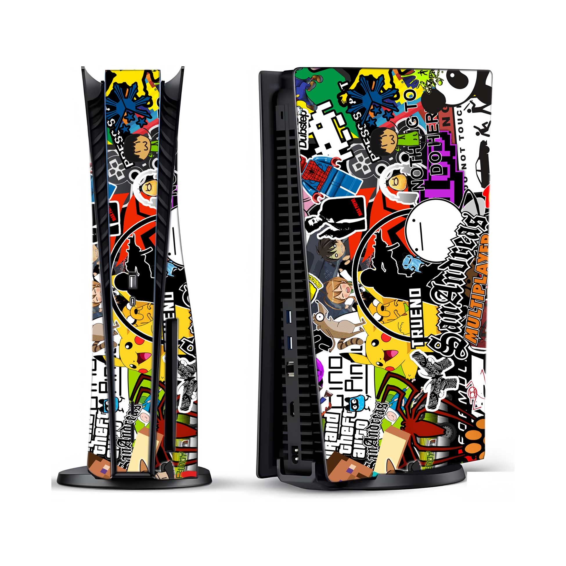 90s Doodle PlayStation 5 Fat Skins & Wraps