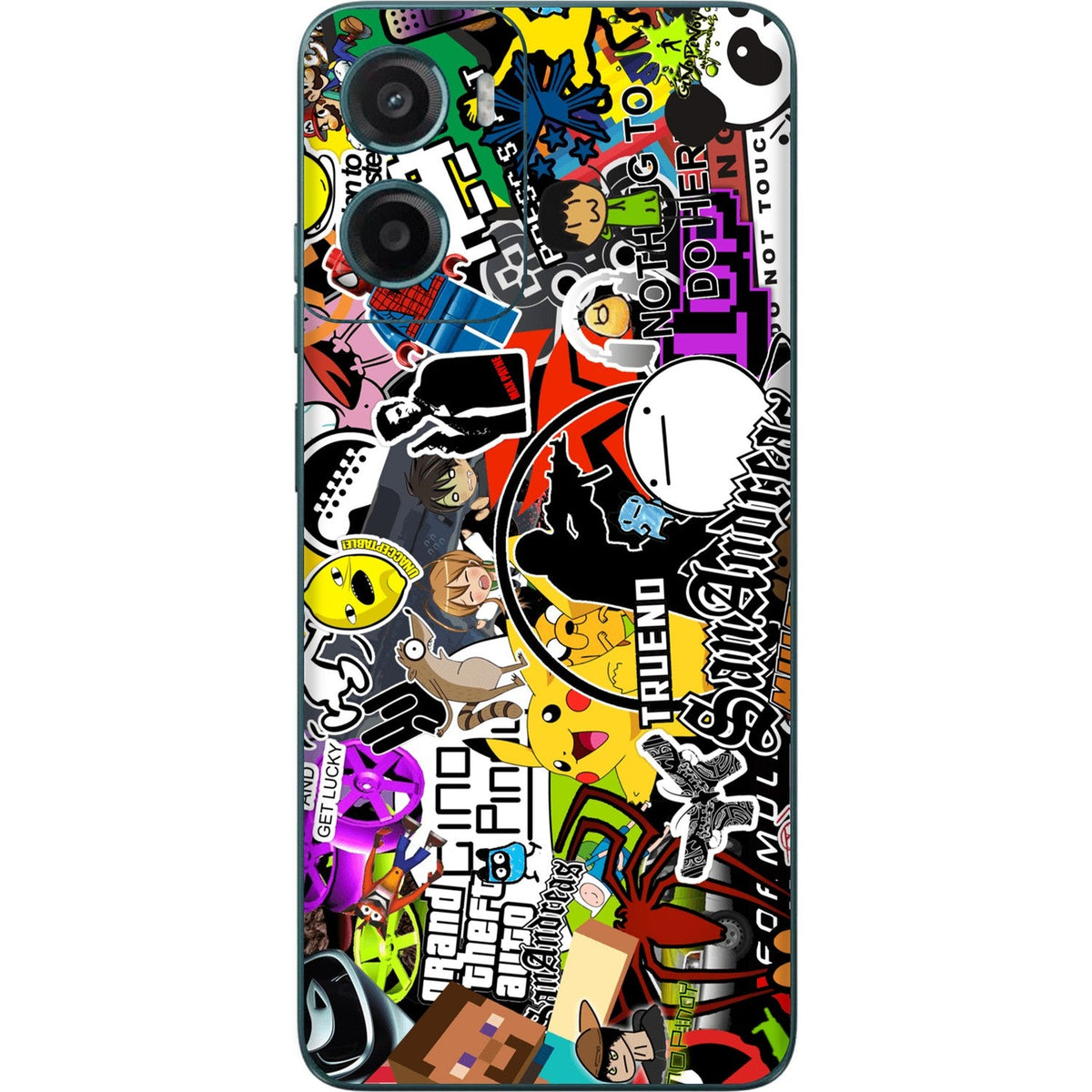 90s Doodle skin on Moto G05 by Decalz