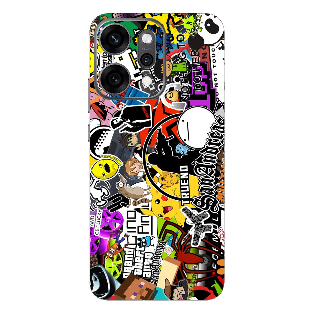 90s Doodle skin on Oppo Reno 14 Pro (5G) by Decalz