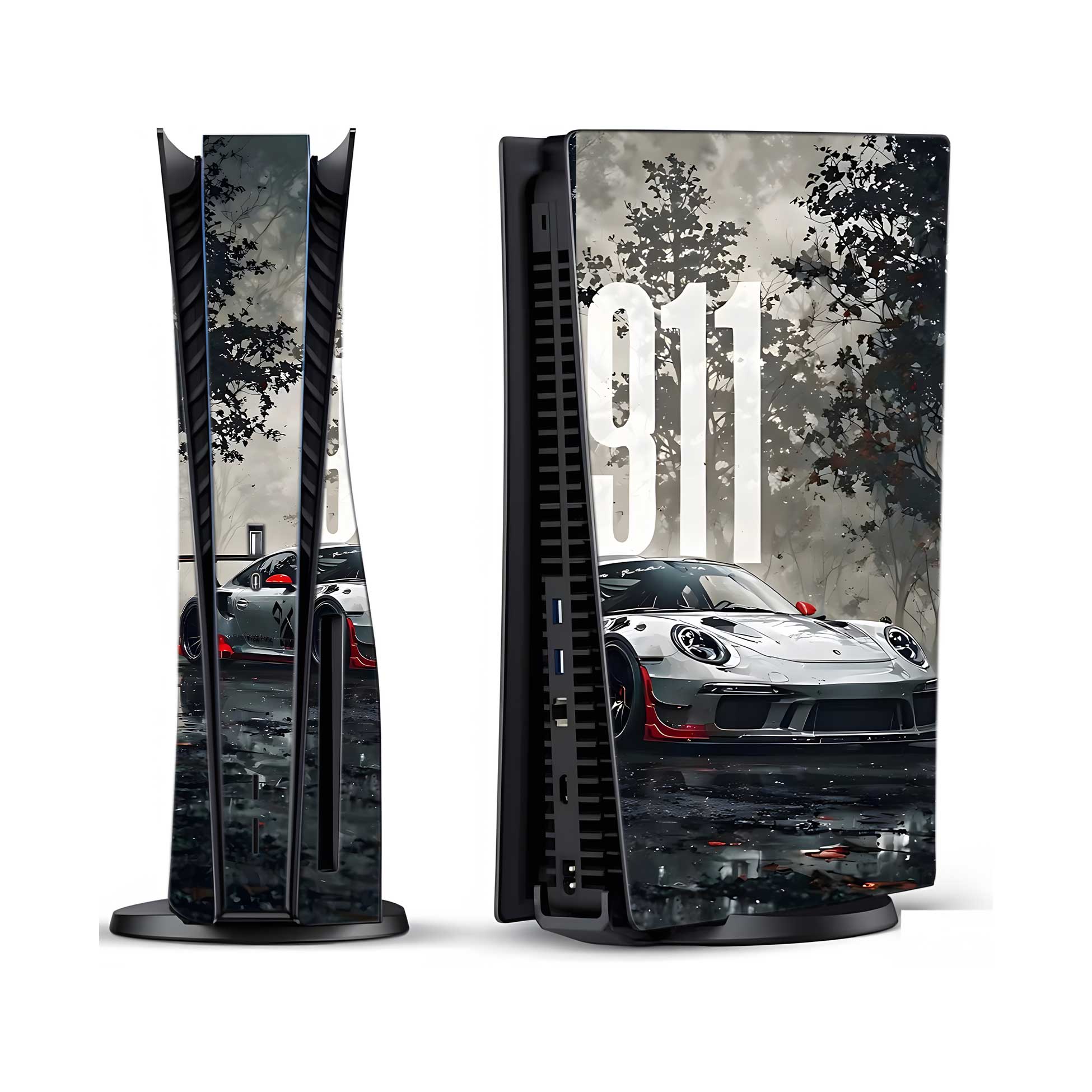 911 Stealth Drift PlayStation 5 Fat Skins & Wraps