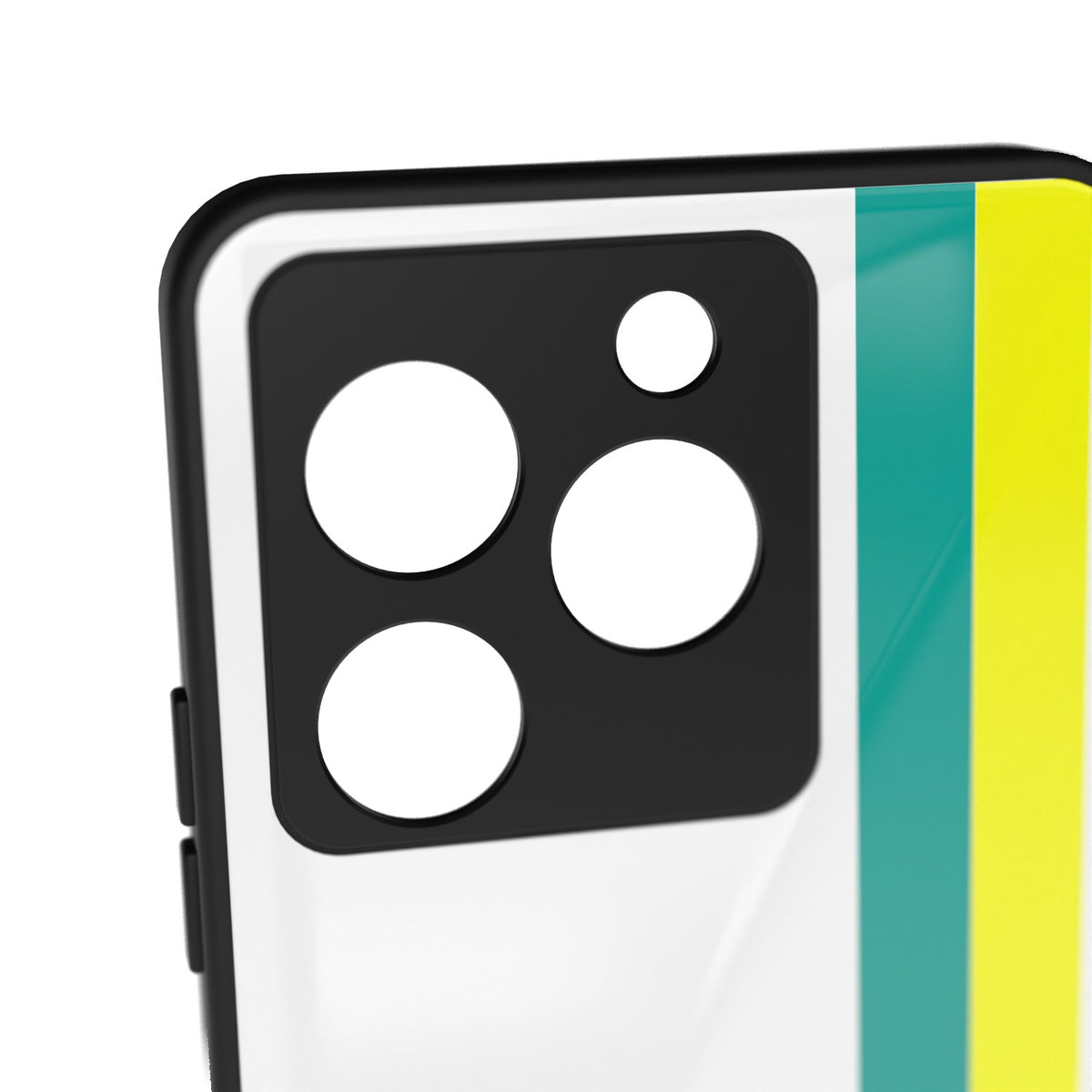93 printed metal phone case - camera close-up