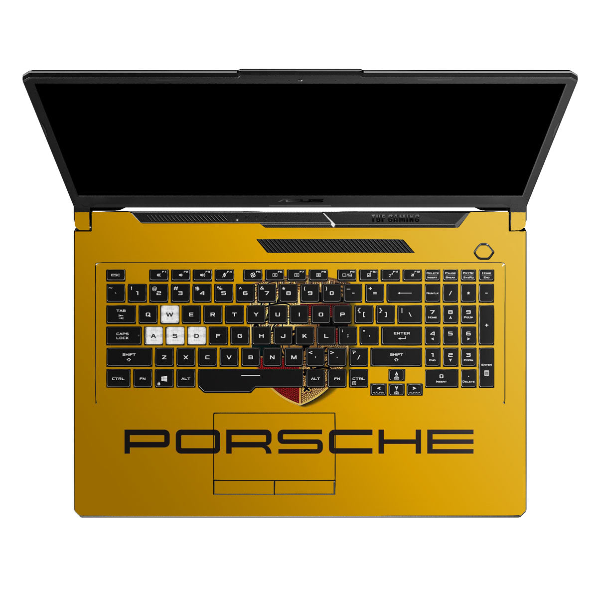 Golden Porsche  - Laptop Skins