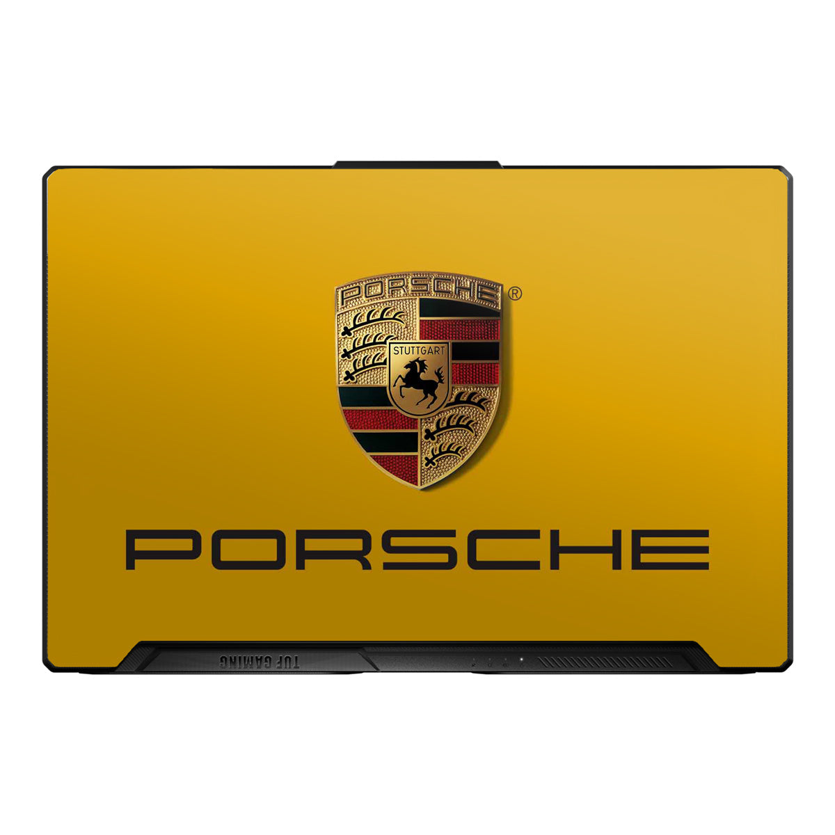 Golden Porsche  - Laptop Skins