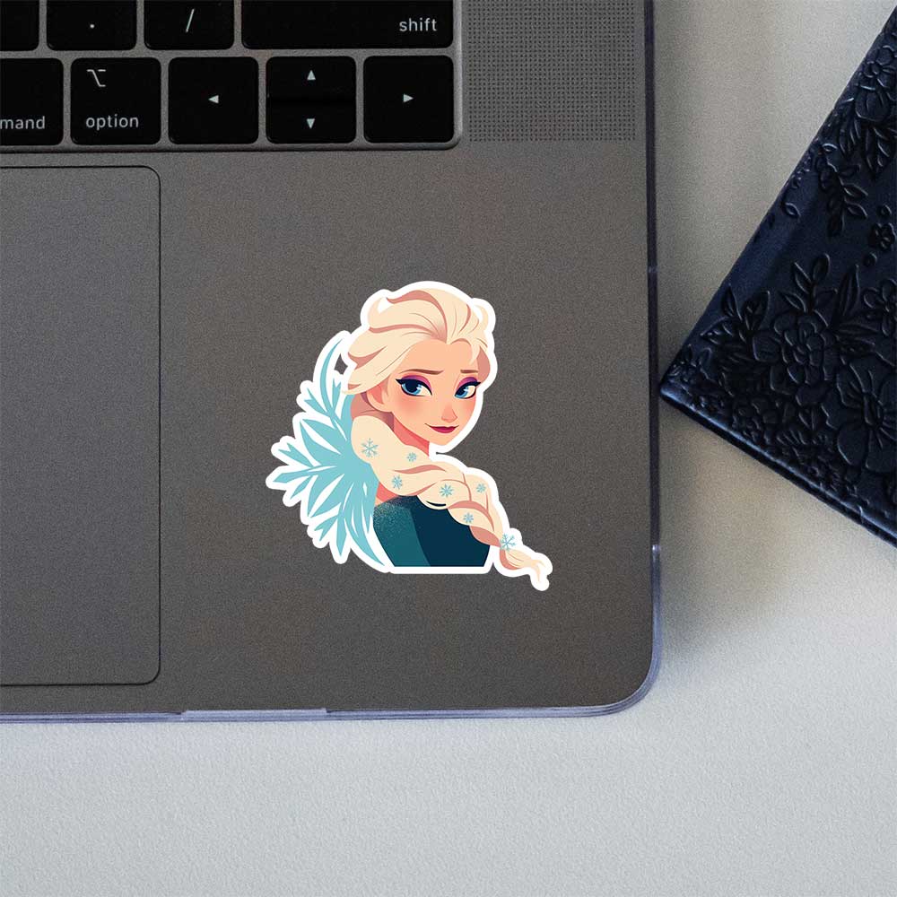 Elsa Frozen Snowflake Winter Sticker