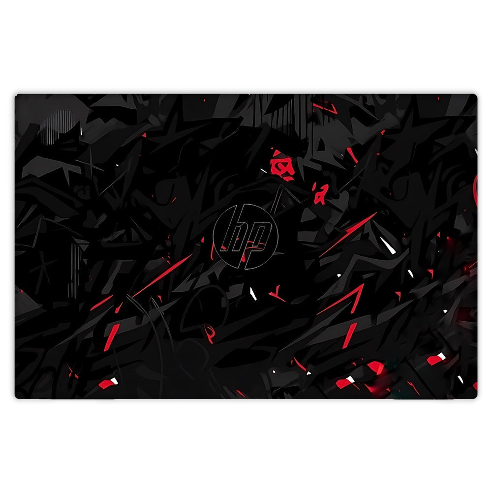 Abstract Crimson skin on Hp Pavilion 14 DV0042UR by Decalz