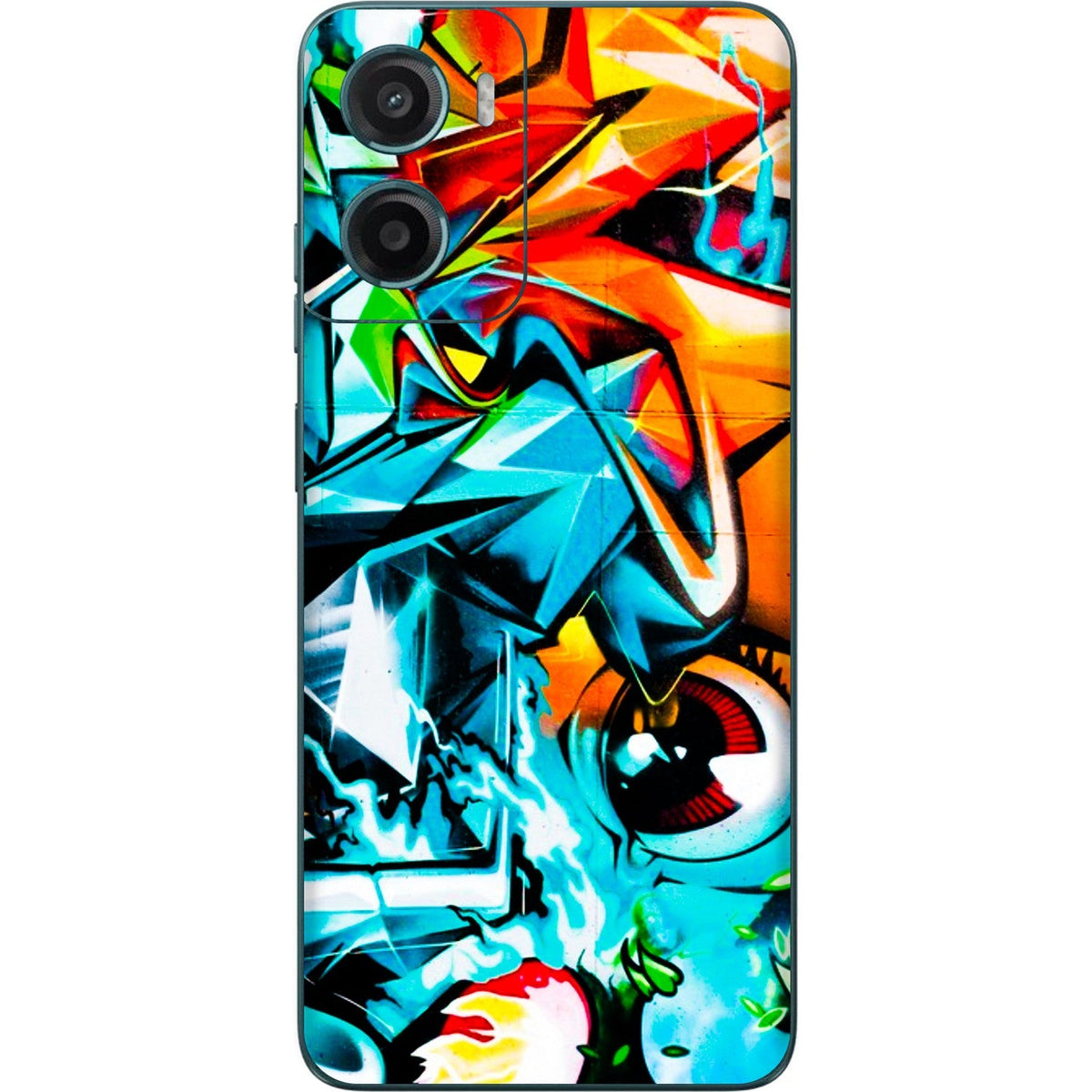 Abstract Vision skin on Moto G05 by Decalz