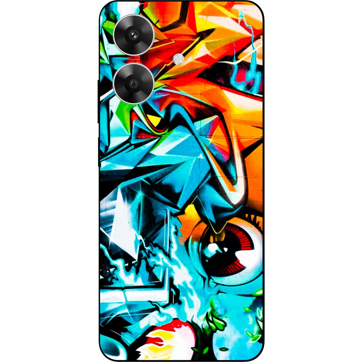Abstract Vision skin on Realme Narzo N61 by Decalz