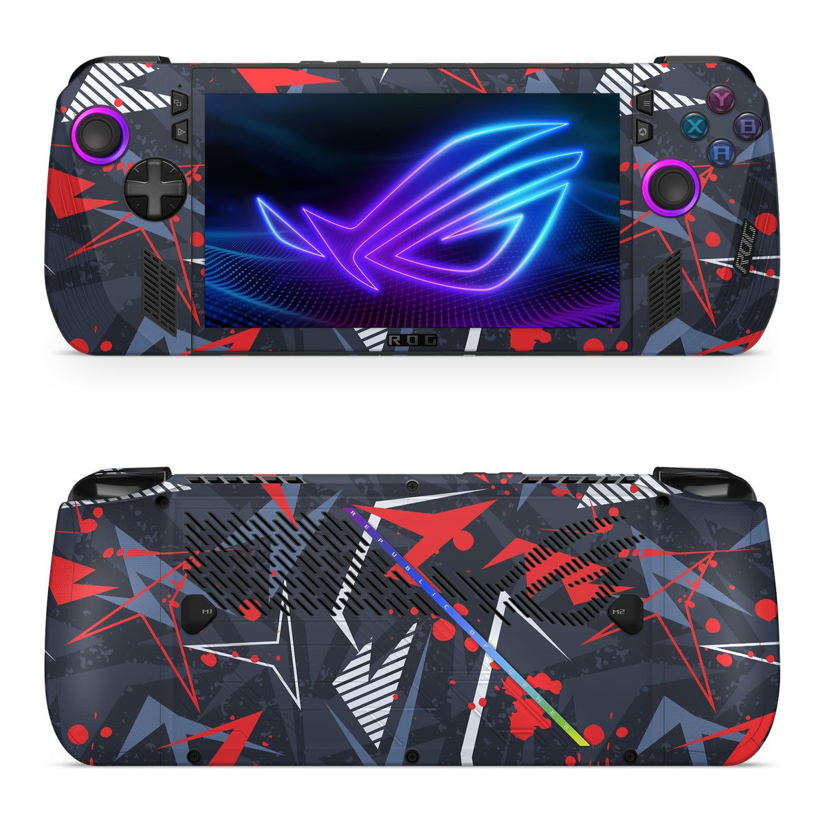 Abstraxx-R Asus ROG Xbox Ally X skin by Decalz