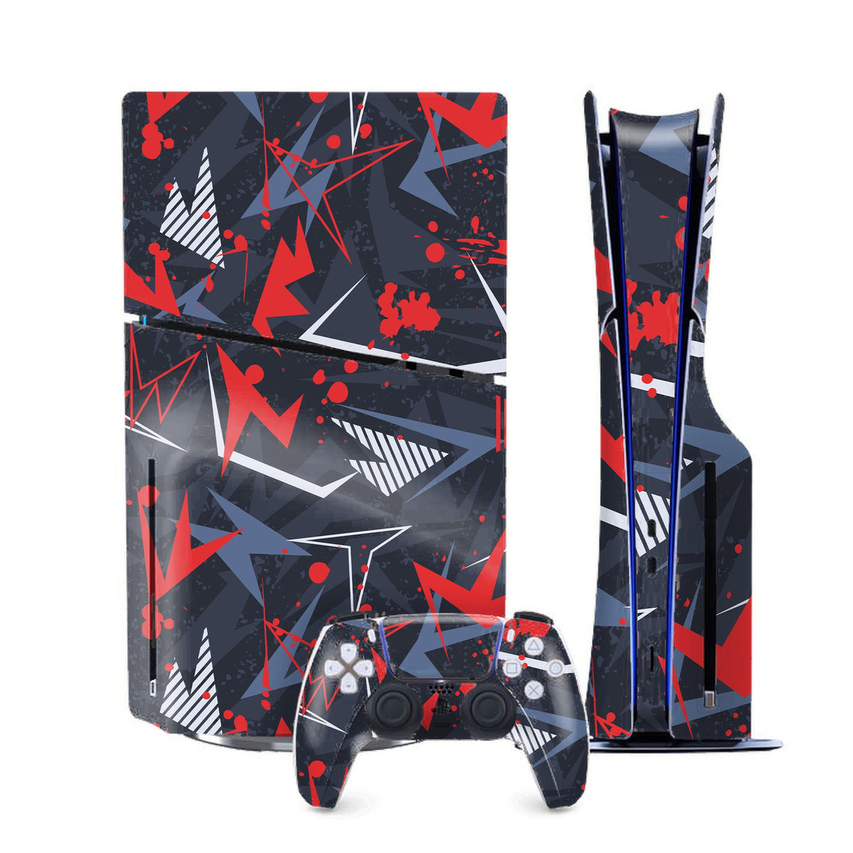 Abstraxx-R PlayStation 5 Slim skin by Decalz