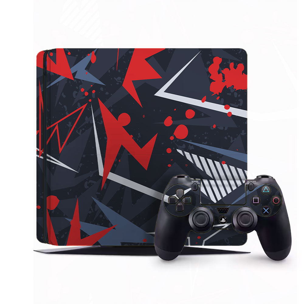 Abstraxx - R PlayStation 4 Slim Skins & Wraps