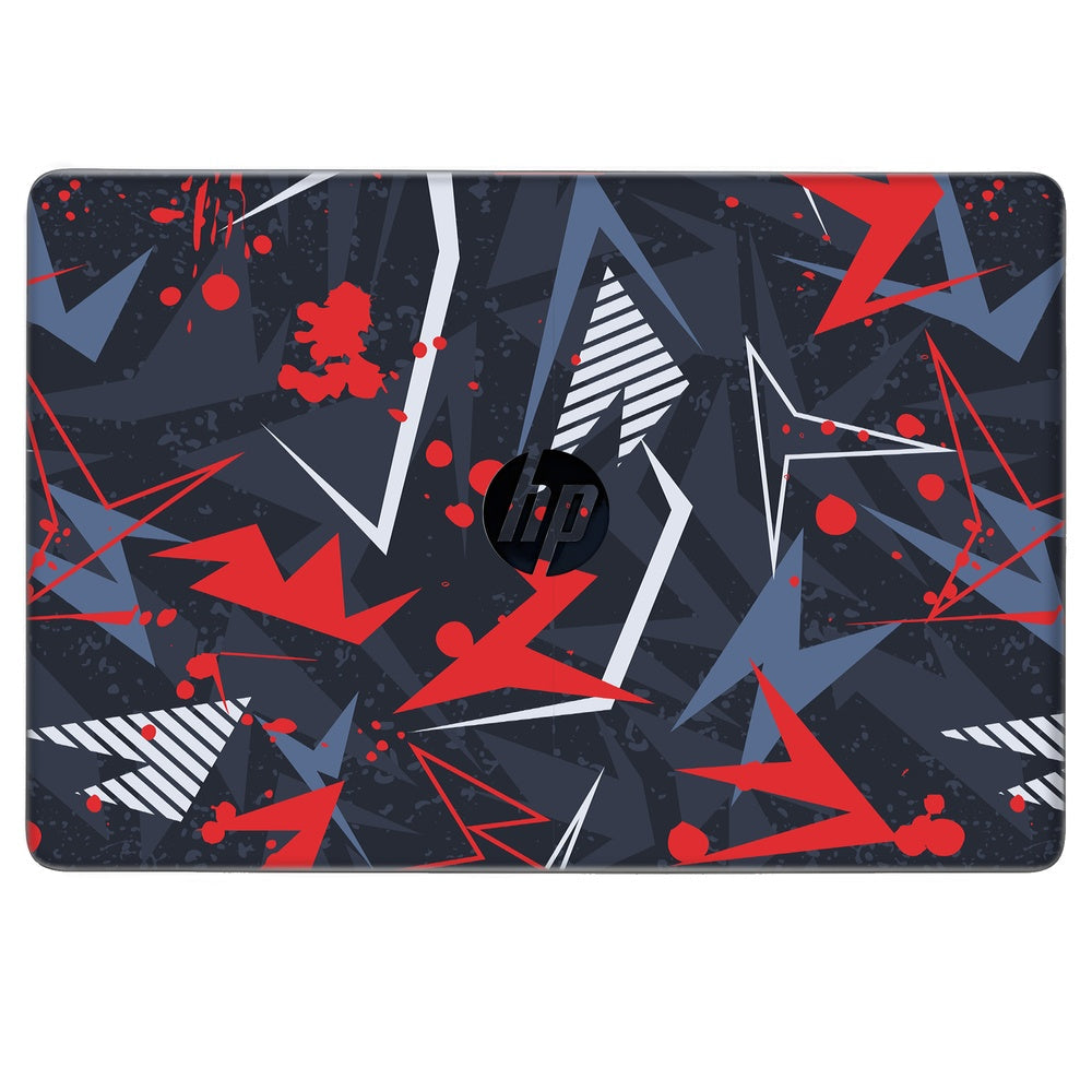 Abstraxx - R skin on Hp Notebook 15s-DU0072TX by Decalz