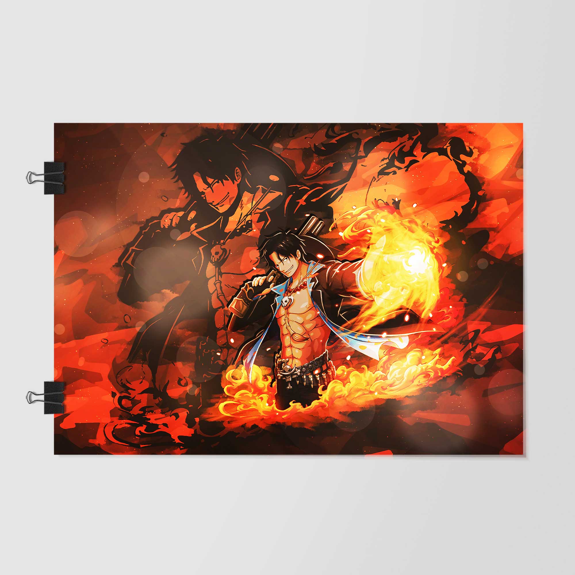 Ace Fire Fist Art Poster
