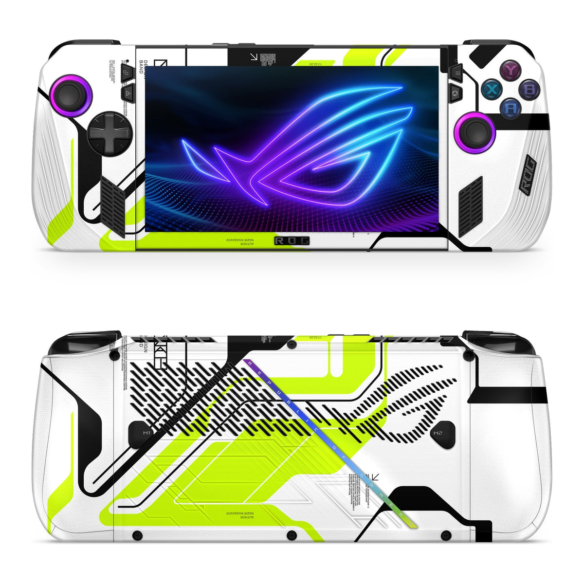 Acid Green Asus ROG Xbox Ally X skin by Decalz