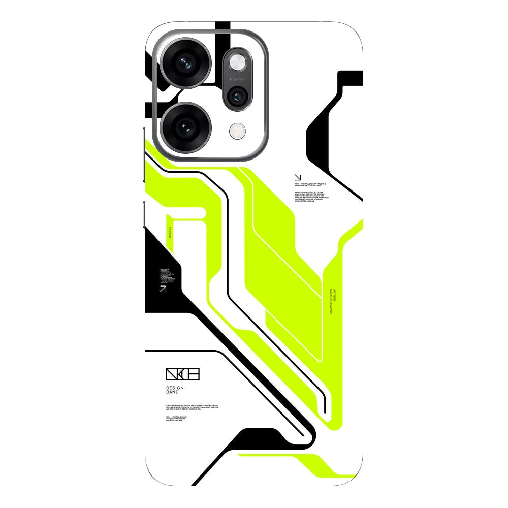 Acid Green skin on Oppo Reno 14 Pro (5G) by Decalz