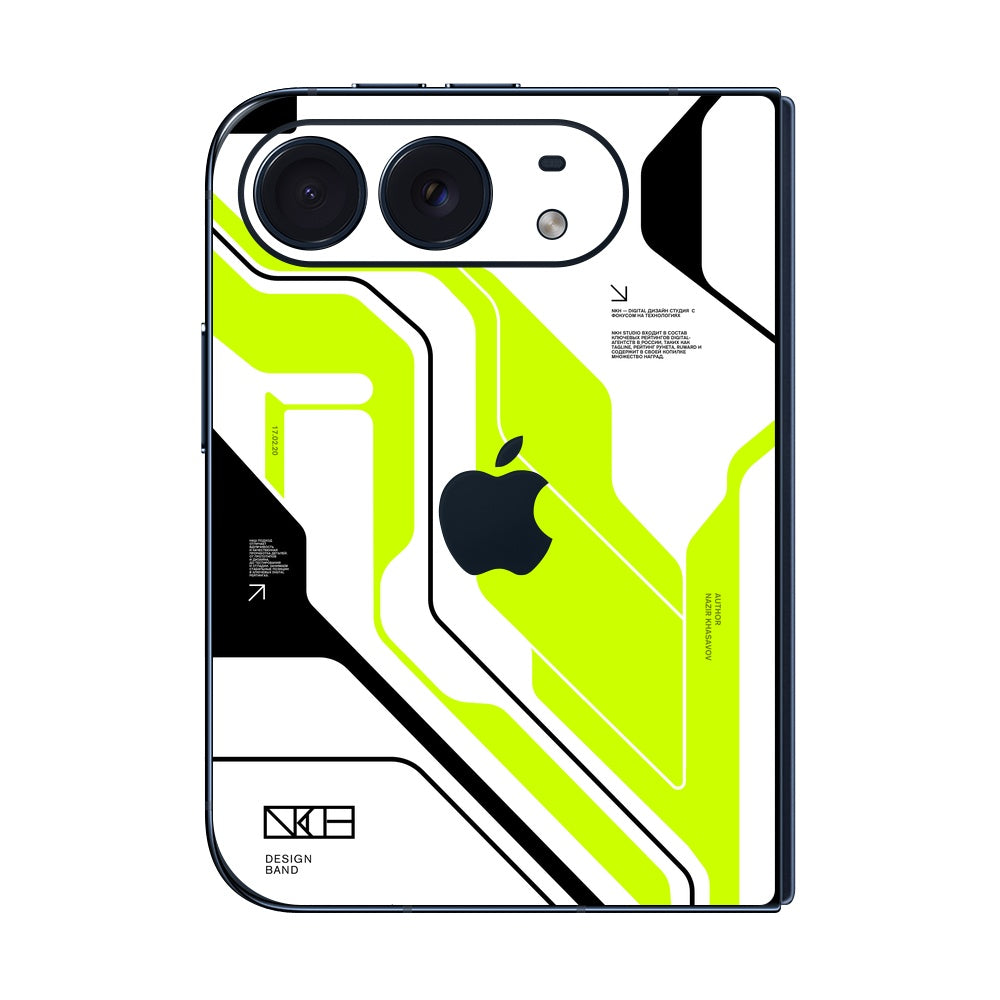iPhone Duo Acid Green skin