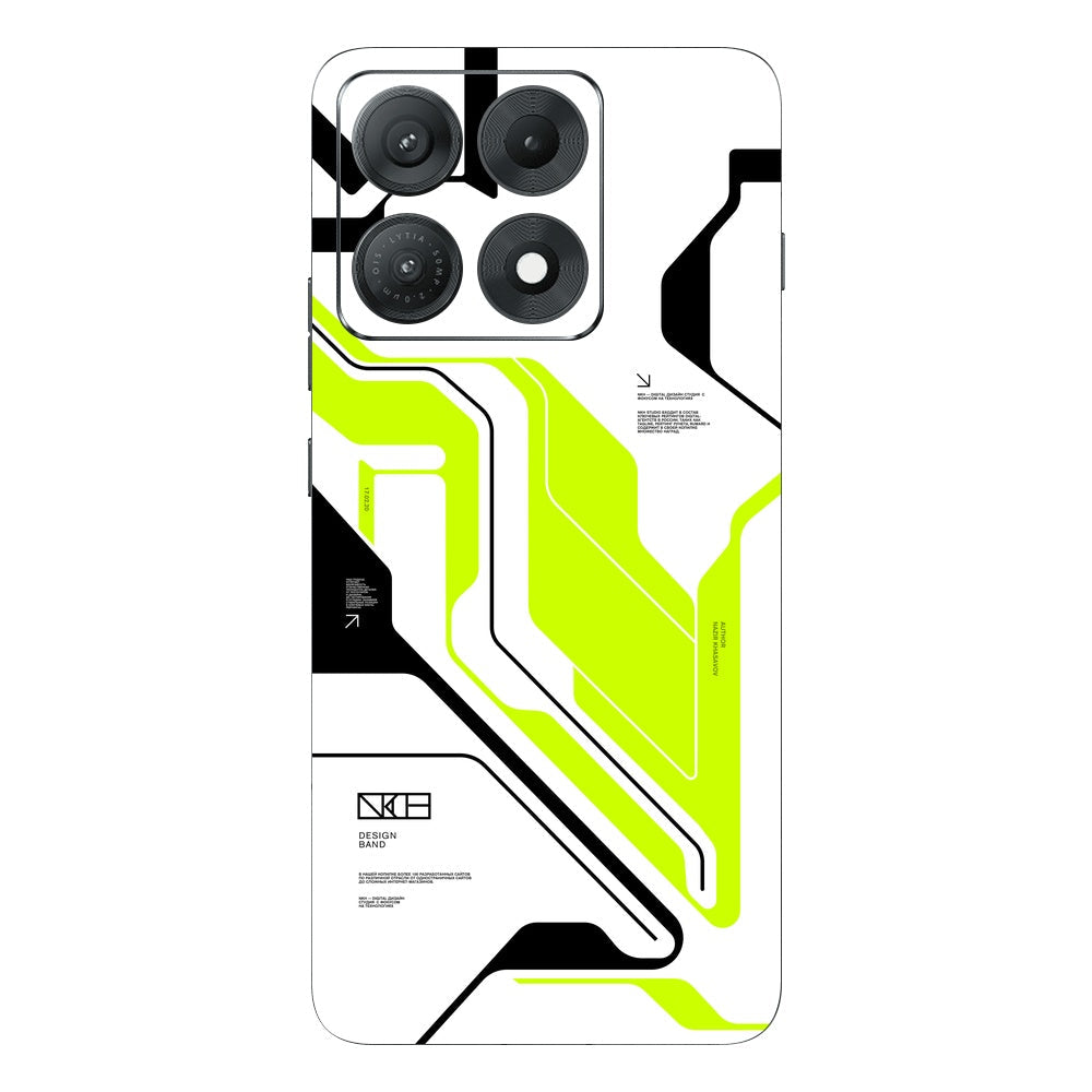 Acid Green skin on Moto Edge 70 Max (5G) by Decalz