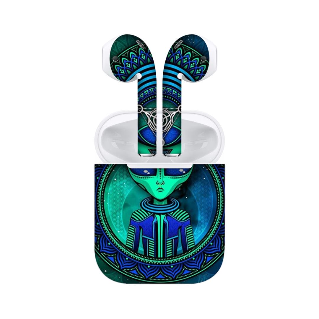 Airpods 2 Alien Aura skins