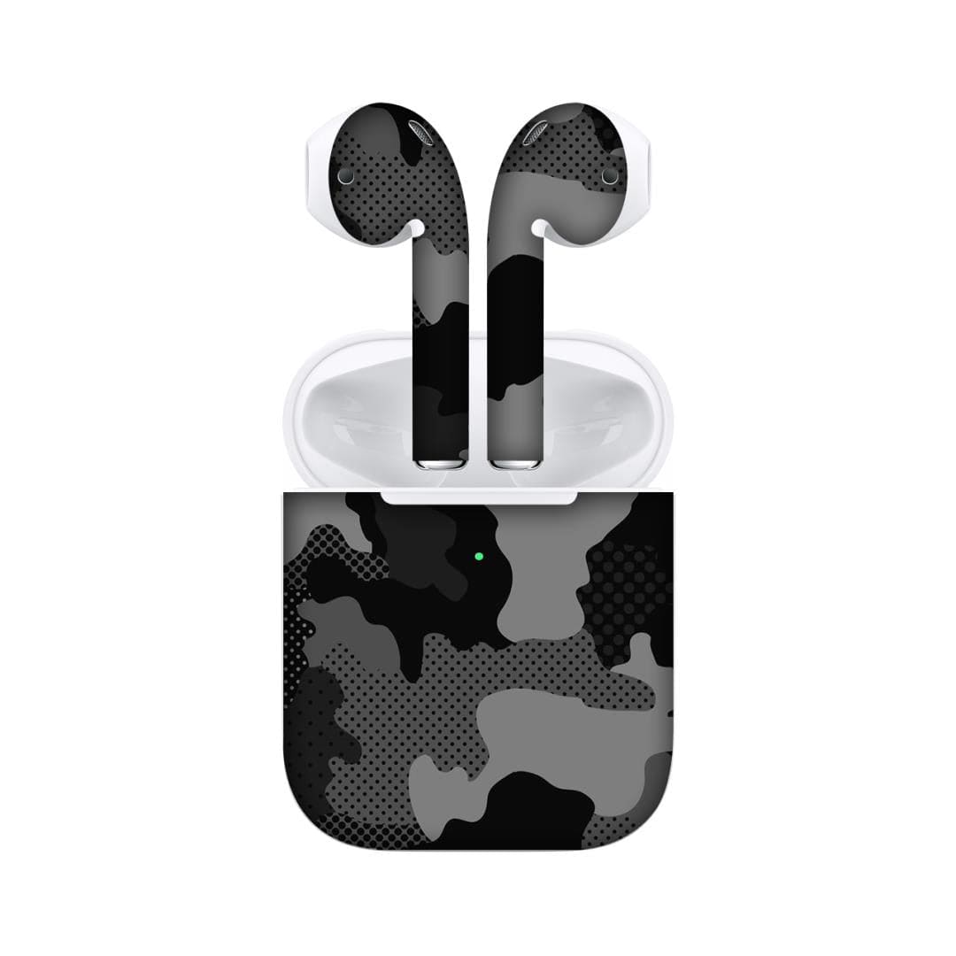 Airpods 2 Military Black Camo skins