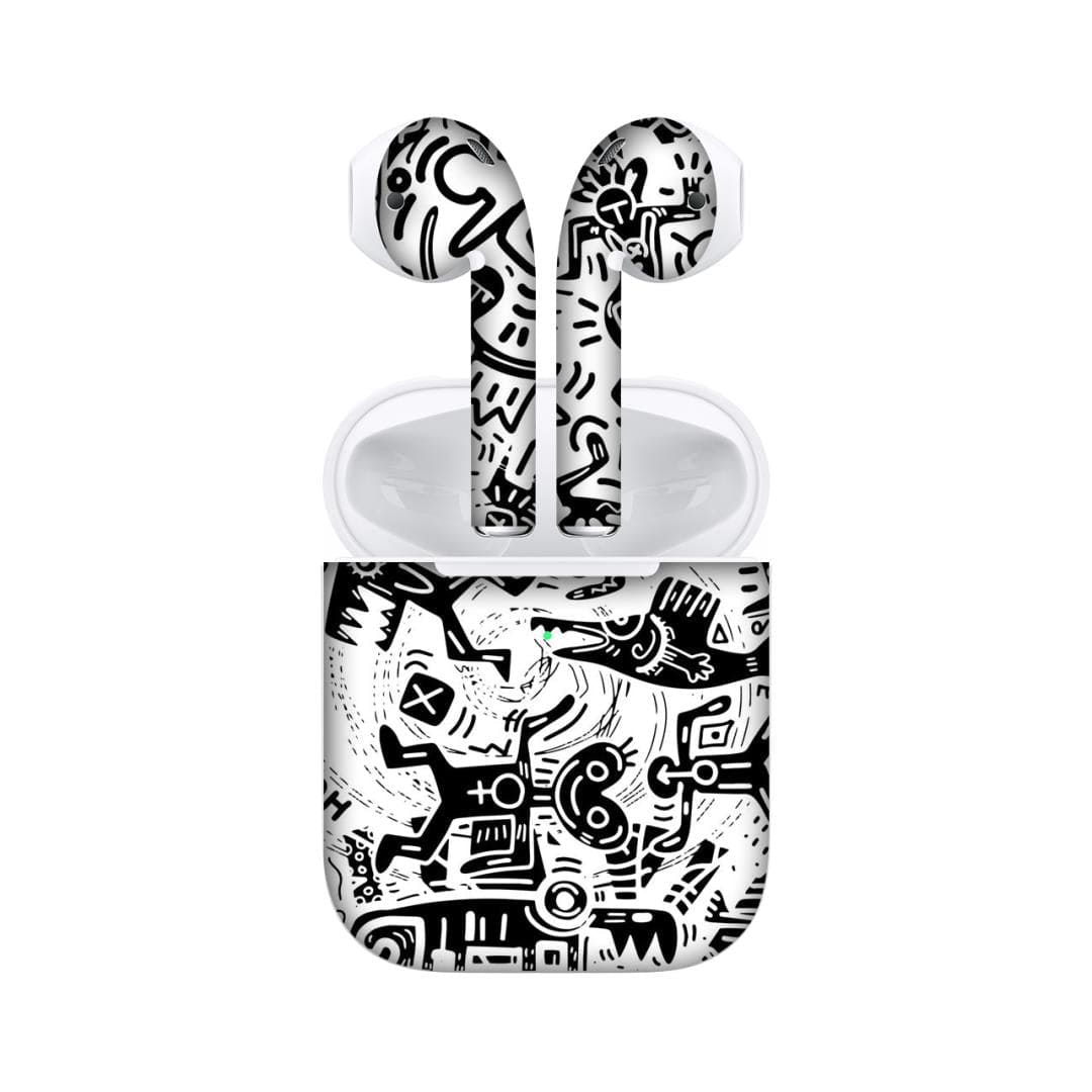 Airpods 2 Monochromatic Psycho skins