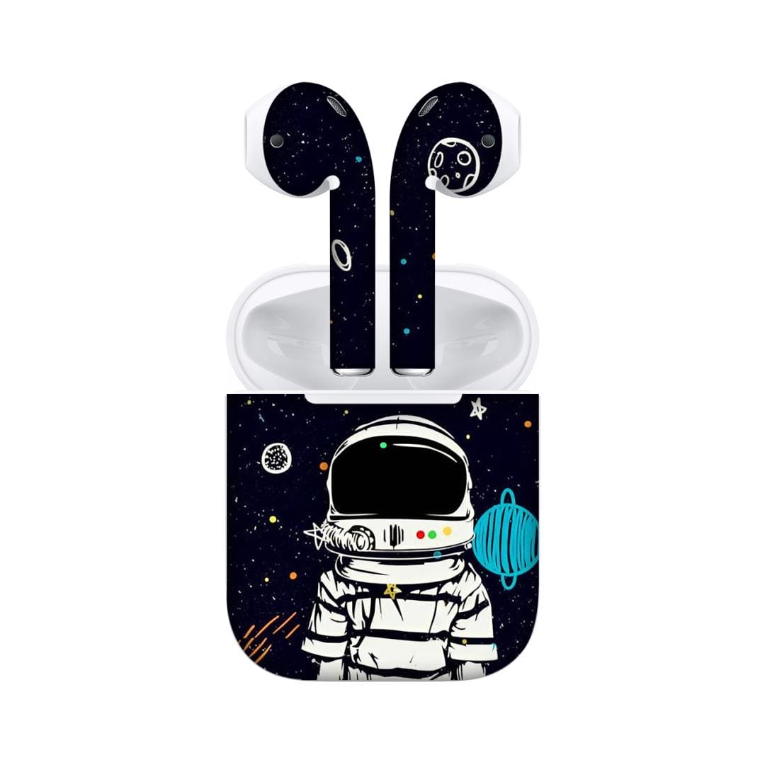 Airpods 2 Space Boy skins