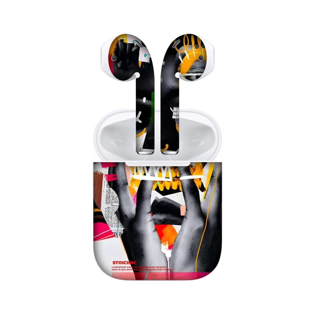 Airpods 2 Stoicism skins