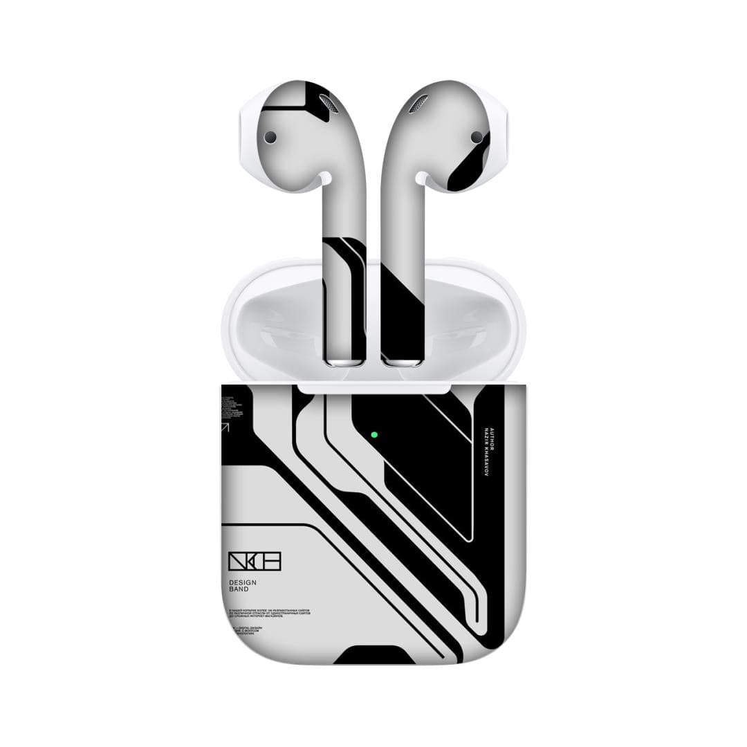 Airpods 2 White Cyberpunk skins