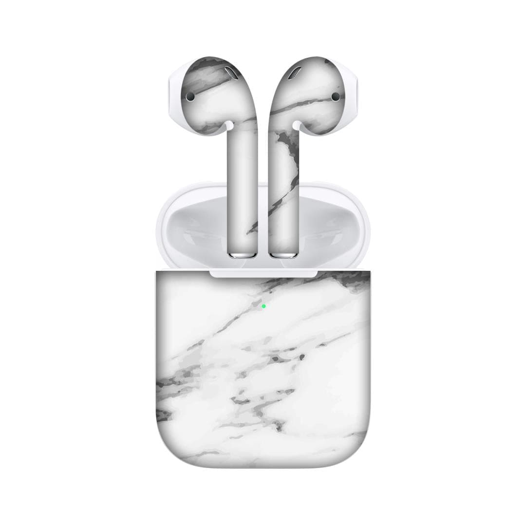 Airpods 2 White Marble skins