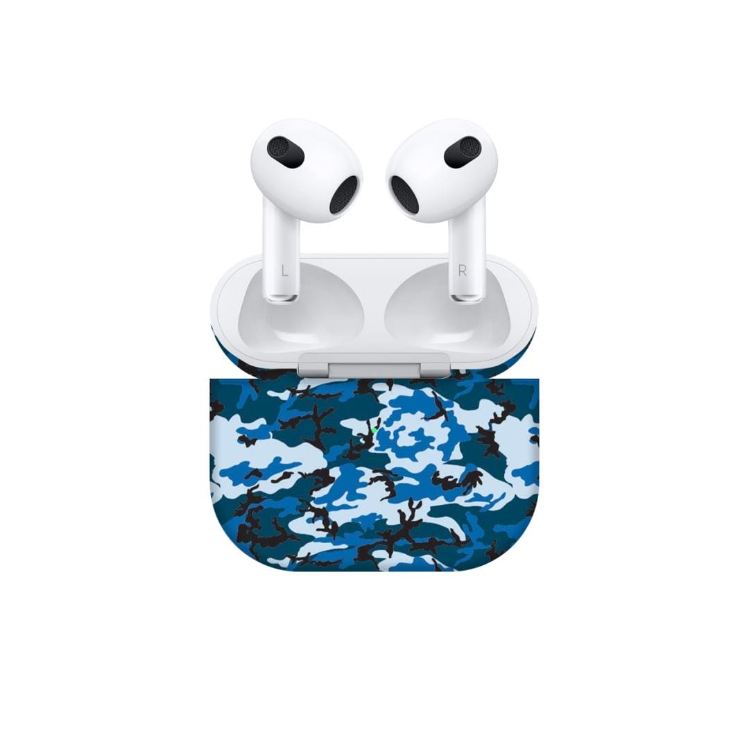 Airpods Pro 2 Digi Blue Camo skins