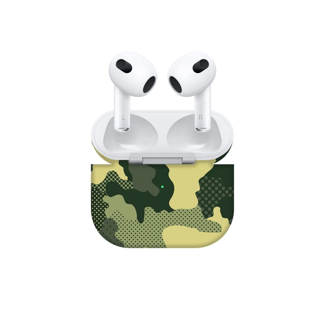 Airpods Pro Military Green Camo skins