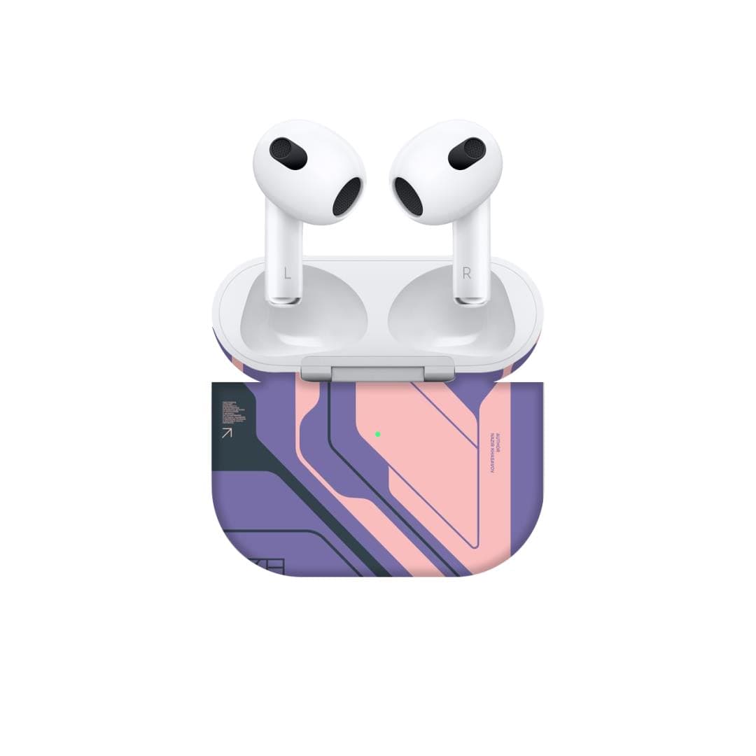 Airpods Pro Purple Cyberpunk skins