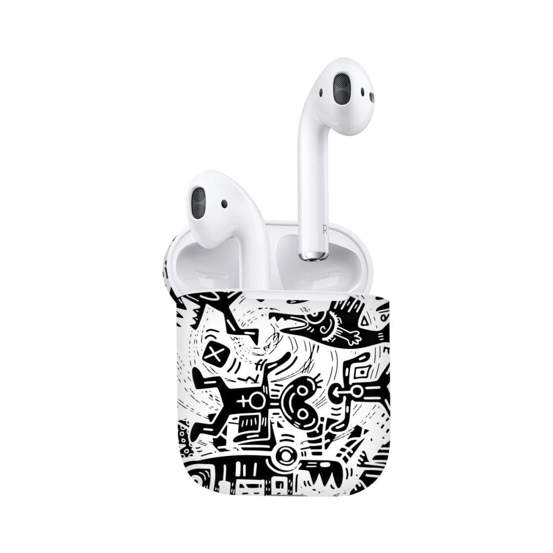 Airpods Monochromatic Psycho skins