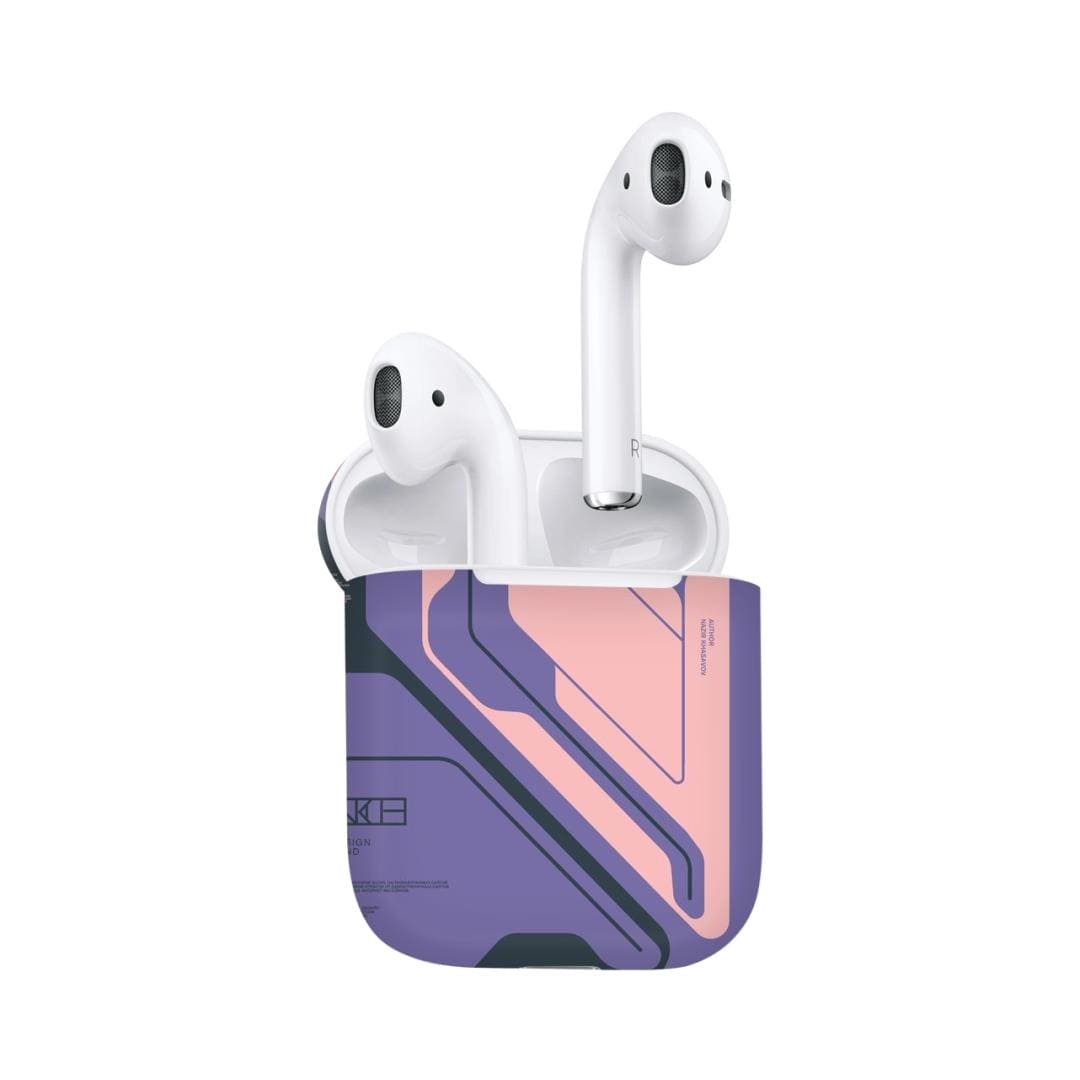 Airpods Purple Cyberpunk skins