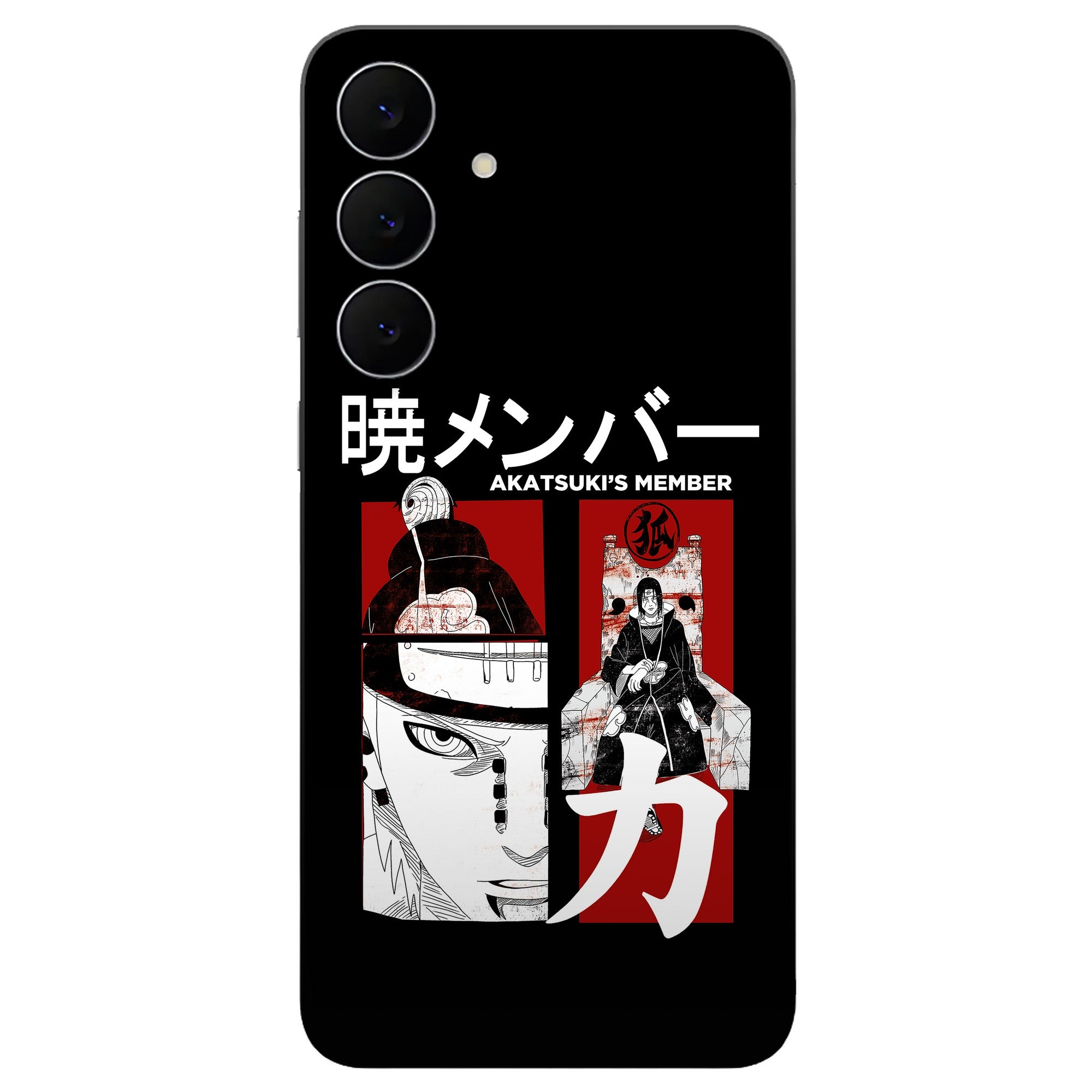 Akatsuki Member skin on Samsung Galaxy S24 Plus by Decalz skin on Samsung Galaxy S24 Plus by Decalz