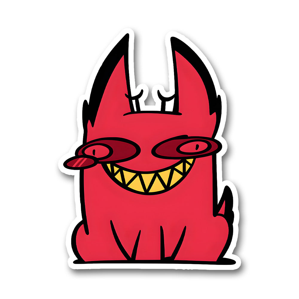 Alastor Cat Hazbin Hotel Sticker