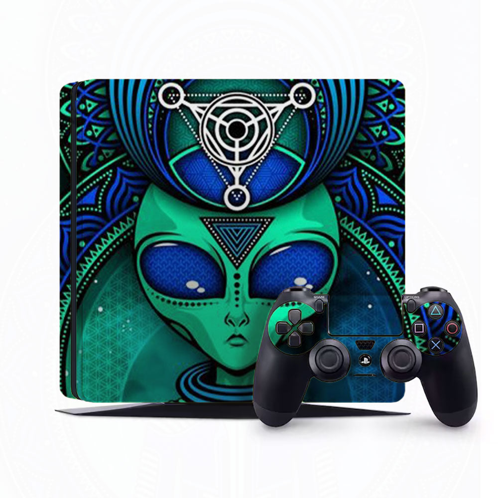Alien Aura PlayStation 4 Slim Skins & Wraps
