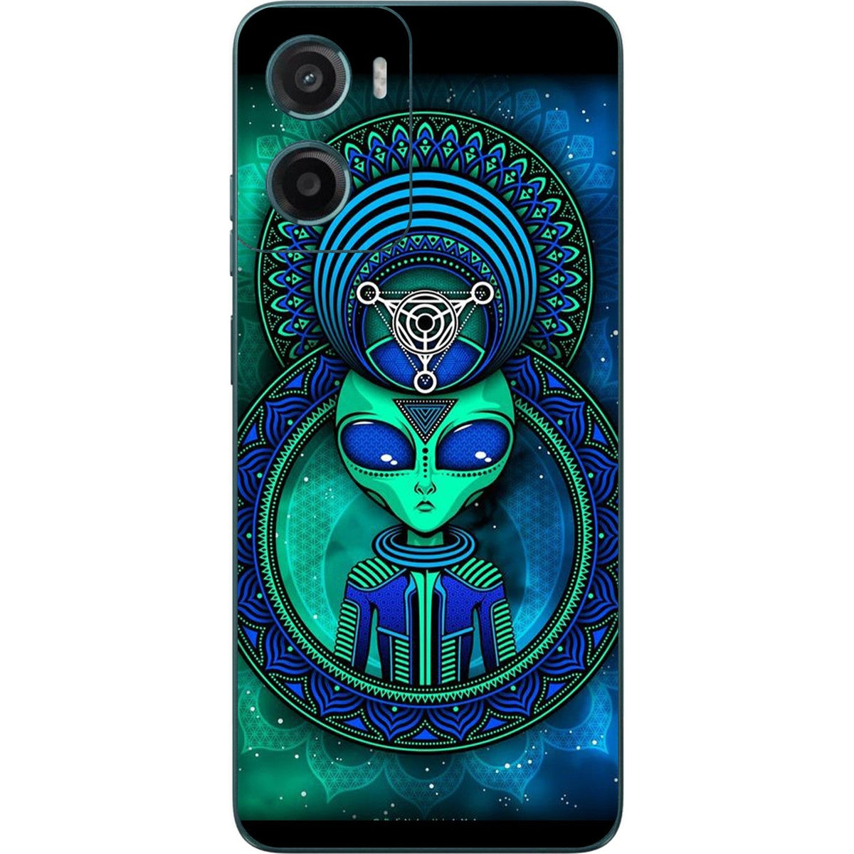 Alien Aura skin on Moto G05 by Decalz