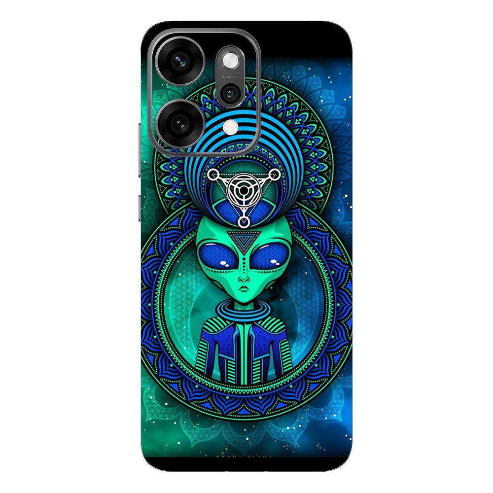 Alien Aura skin on Oppo Reno 14 Pro (5G) by Decalz