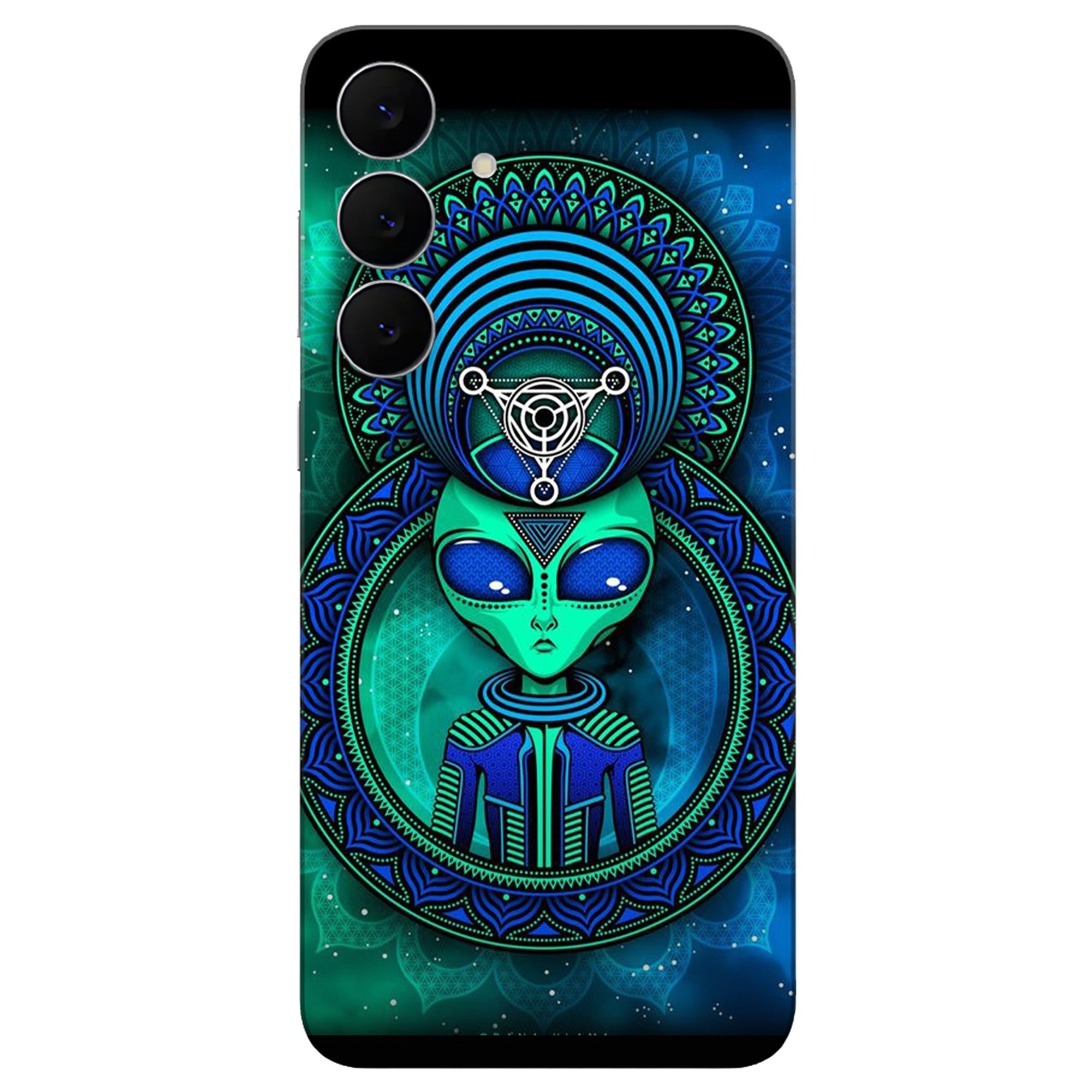 Alien Aura skin on Samsung Galaxy S24 Plus by Decalz skin on Samsung Galaxy S24 Plus by Decalz