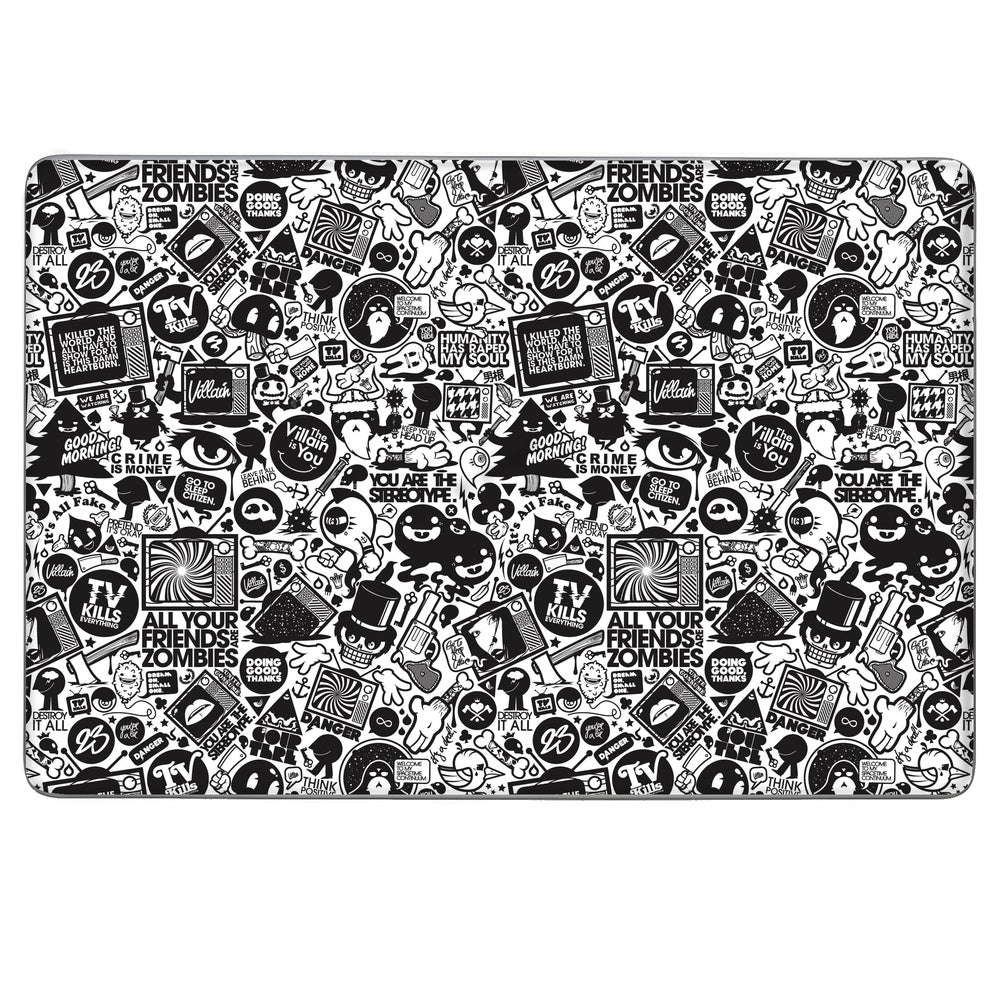 All Your Friends Are Zombies skin on Hp Notebook 15s-DU0072TX by Decalz