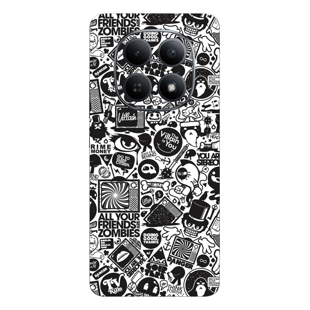 All Your Friends Are Zombies skin on Redmi Note 15 (5G) by Decalz