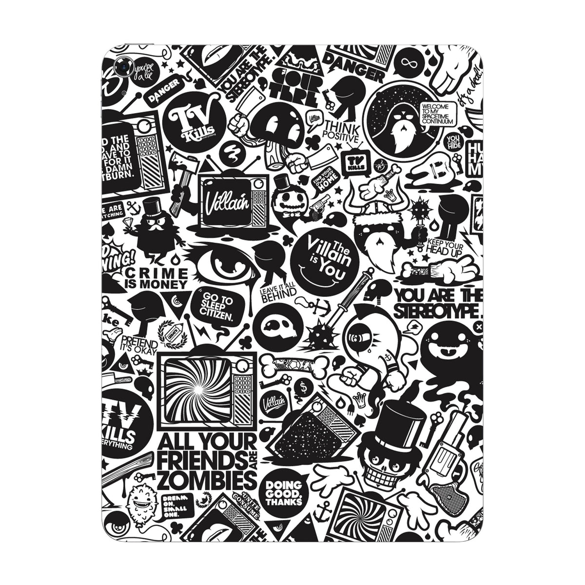 All Your Friends Are Zombies skin on iPad Air 13-inch M3 2025 by Decalz