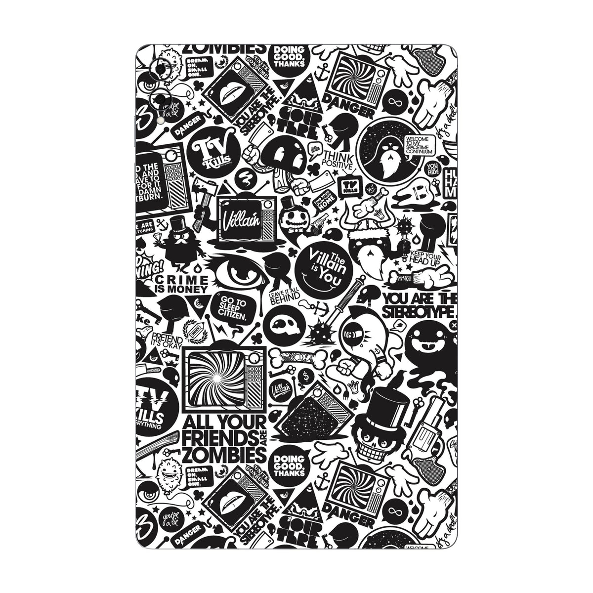 All Your Friends Are Zombies skin on Samsung Galaxy Tab S11 Ultra by Decalz